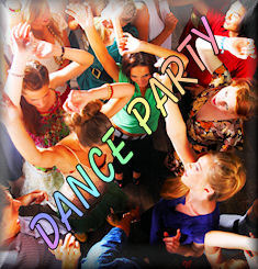 Live band dance party logo