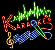 Fun with neon karaoke!